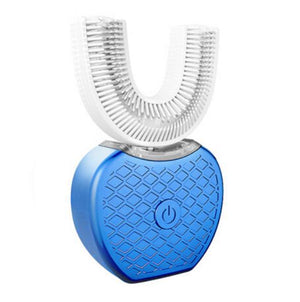 360° Automatic U-Type Electric Toothbrush with Blue Light & USB Charging
