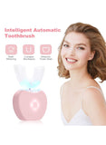 360° Automatic U-Type Electric Toothbrush with Blue Light & USB Charging